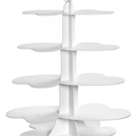 Suport Cloud cu 4 etaje pentru finger food, inaltime 75 cm