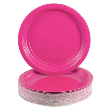 farfurie-carton-20cm-fucsia