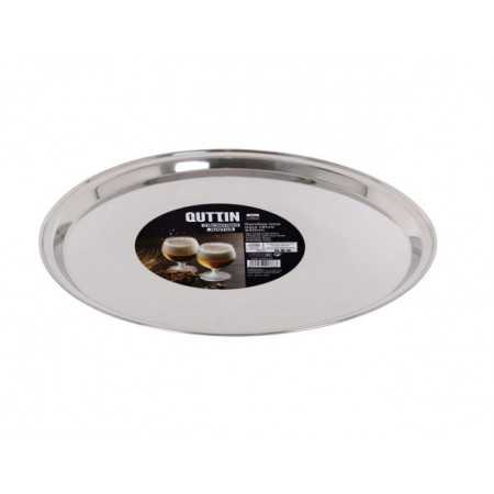 Tava rotunda pentru servire, inox, 40 cm