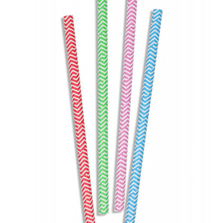 Set 20 paie plastic raiate colorate unica folosinta diametru 8 mm