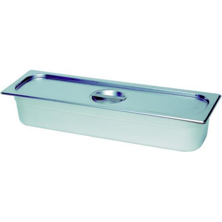 GN 2/4-065 mm stainless steel container, 3.6 liters
