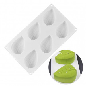 Forma Silicon 6 Frunze – Deserturi si Mousse – 29.5x17x4 cm
