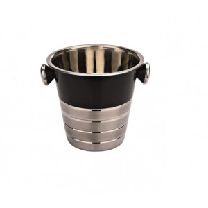 Frapiera Inox Decor Negru – 4.5 Litri – H 21 cm – Profesionala