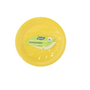 farfurie-carton-20cm-galbena