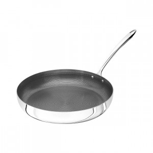 Tigaie Alu-Inox Agnelli 24 cm – Non-Stick – Inductie – 3 mm