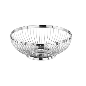 Cos Inox Rotund Paine si Fructe VIRON – Fructiera Ø 25.5 cm