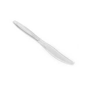 Set 12 cutite transparente 19.6 cm