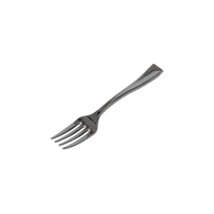 Set 50 buc furculite monoportii-fingerfood din polistiren argintii, lungime 10 cm