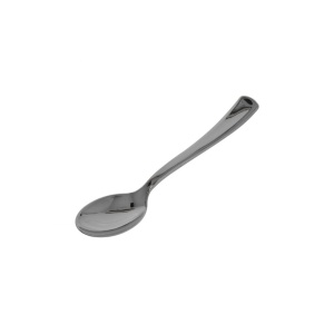 Set 50 lingurite cafea espresso 10 cm, plastic reutilizabil, culoare argintie