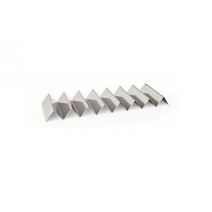 Suport inox cu 7 compartimente, pentru sandwich-uri, 57x17x4.5 cm