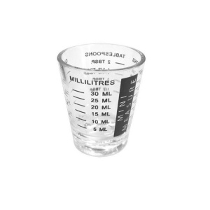 Pahar Gradat PS Transparent, 30 ml - Dozare Precisa 5-30 ml