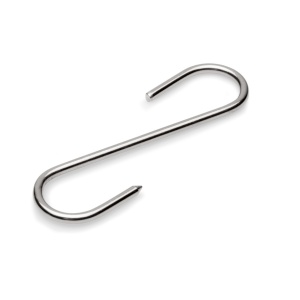 Set 12 Carlige Inox Carne 12 cm – Grosime 5 mm, Profesionale