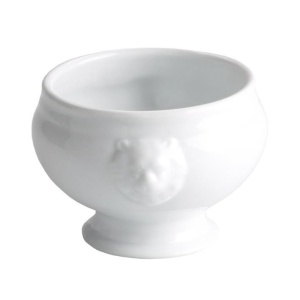 Set 6x Bol din portelan, model Cap de Leu, 440 cc