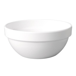 Bol Melamina Alba Suprapozabil 370 ml, Ø 12 cm – HoReCa