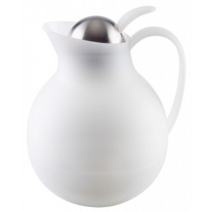 Cana thermo 1 litru, perete dublu, culoare alba