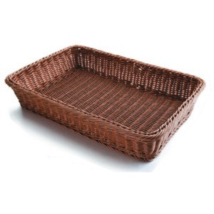 Cos impletit din polyrattan, GN 1/4, 26,5 x 16,2 cm