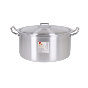 Cratita aluminiu cu capac, 8 litri, diametru 28 cm