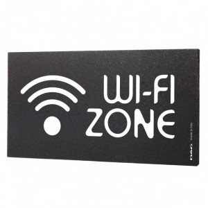 Semn indicator Wi-Fi Zone, 8x15 cm