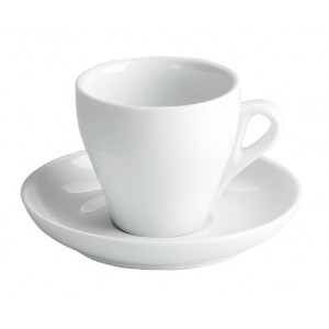 Set 12x Ceasca+farfurioara Roma, 160 ml