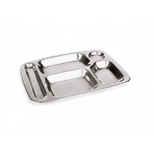 Tava inox 5 compartimente