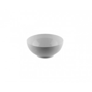 Set 6 boluri plastic Giotto, 220cc - albe
