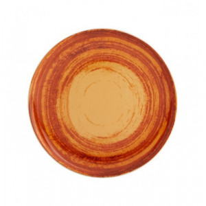 Set 6x Farfurie desert culoare orange, 22 cm, model Mandarin
