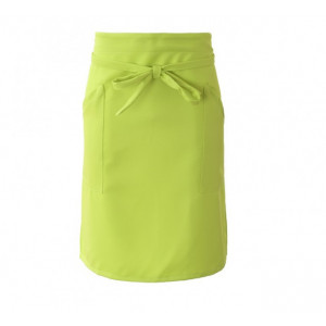 Unisex medium apron, Positano model, light green colour