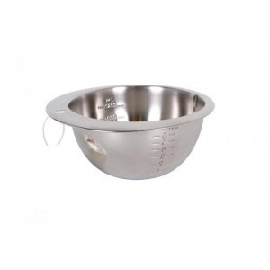 Bol Inox Gradat 1250 ml – Diametru 22 cm, Inaltime 9.6 cm