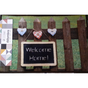 Covor textil cu model, 60x40 cm - Welcome Home