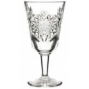 Set 12 Cupe Vin Sticla Model Hobstar - 300 ml