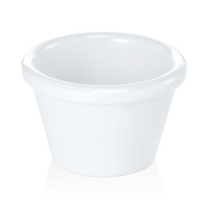 Set 12 Forme Melamina Alba 40 ml, 6 cm – Sosiera/Ramekin