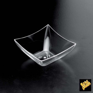 Set 25 Boluri Finger Food Square Dessert polistiren, 95 cc, 7.5x7.5 cm