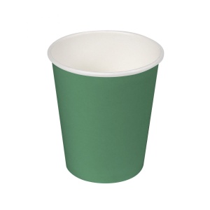 Set 432 pahare din carton natural, 200 ml, verzi (18X24)