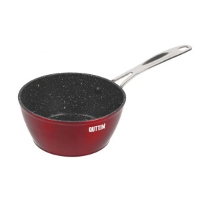 Cratita Non-Stick Inductie 16 cm cu Maner Rosu – AD HoReCa