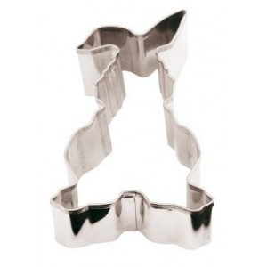 Forma Inox Iepuras 8x4 cm – Decupator Patiserie si Cofetarie