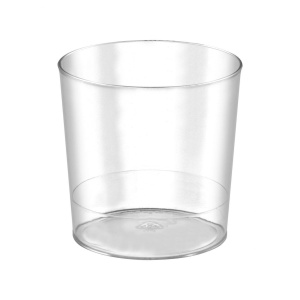 Set 10 buc pahare polistiren 330 ml, transparente