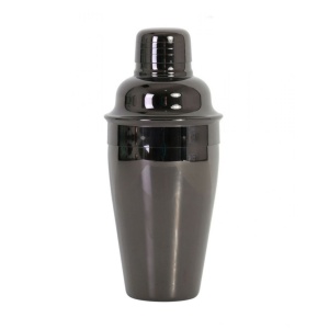 Shaker Inox Negru Cocktail 300 ml – Shaker Cobbler Profesional
