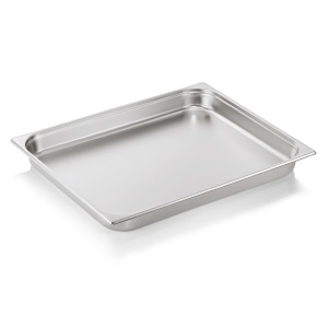 Tava inox GN 2/1-65 mm, 18.5 litri. grosime 0.7 mm