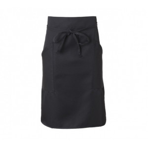 Unisex medium apron, Positano model, black colour