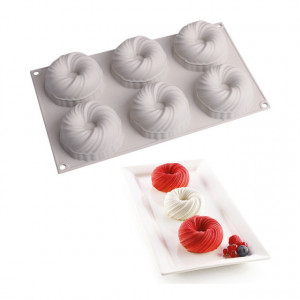 Forma Silicon Mousse si Prajituri Hairy Balls, 6 Portii, 7.5 cm