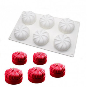 Forma silicon pentru prajitura, 6 Pumpkin