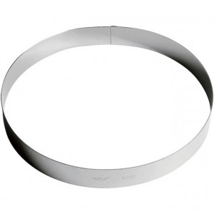 Inel Inox Tort 30 cm – Forma Profesionala Inaltime 3.5 cm