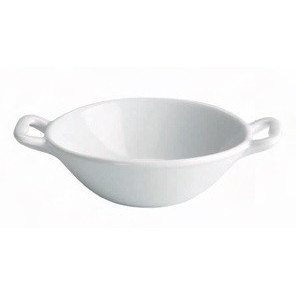 Porcelain bowl with handles, 350 ml