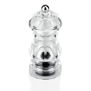 Rasnita Sare si Piper Acril 12 cm – Mecanism Inox Profesional