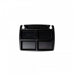 Tava Mini-Party Neagra 31x23.5 cm – Compartimentata & Ergonomica