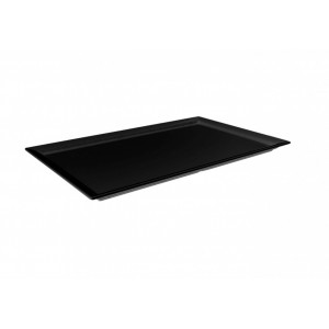 Platou GN 1/1 melamina neagra, 53x32.5x2.7 cm
