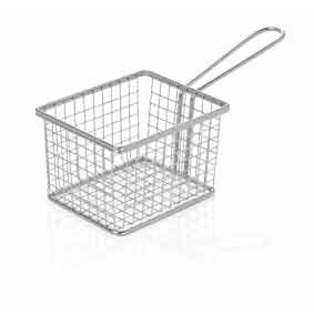 Rectangular basket for serving French fries