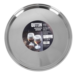 Tava inox rotunda pentru servire, diametru 40 cm