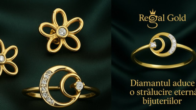 Eleganța supremă: Bijuterii din argint placate cu aur cu diamant de la Regal Gold