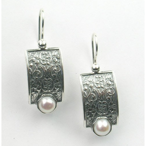Cercei argint perla -E4292